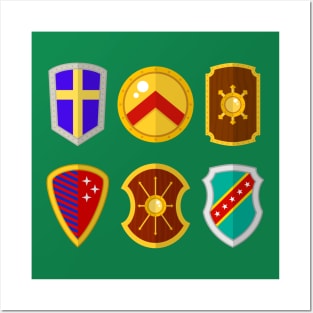 Heraldic Shields Posters and Art